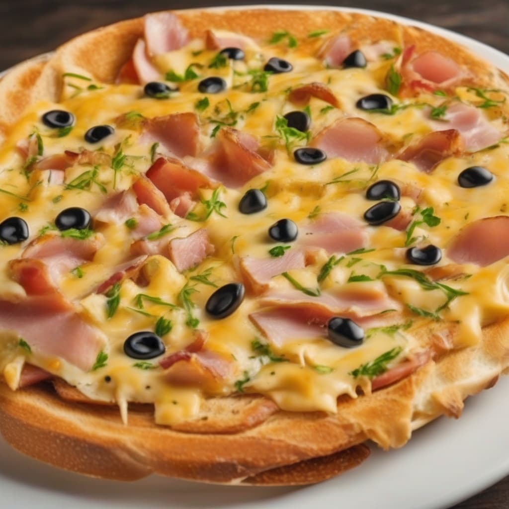 Classic Ham Loaded Sandwich