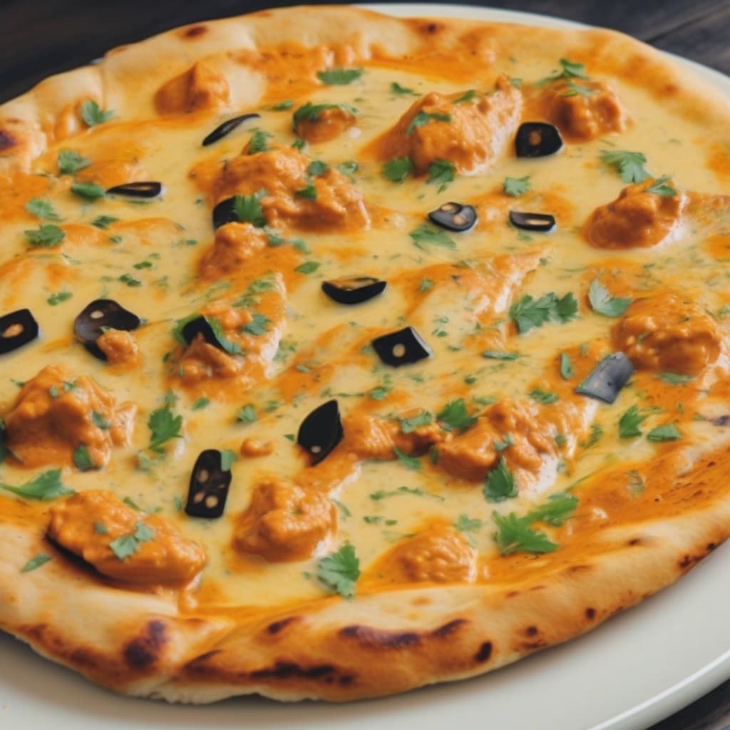 Butter Chicken with Naan & Rice