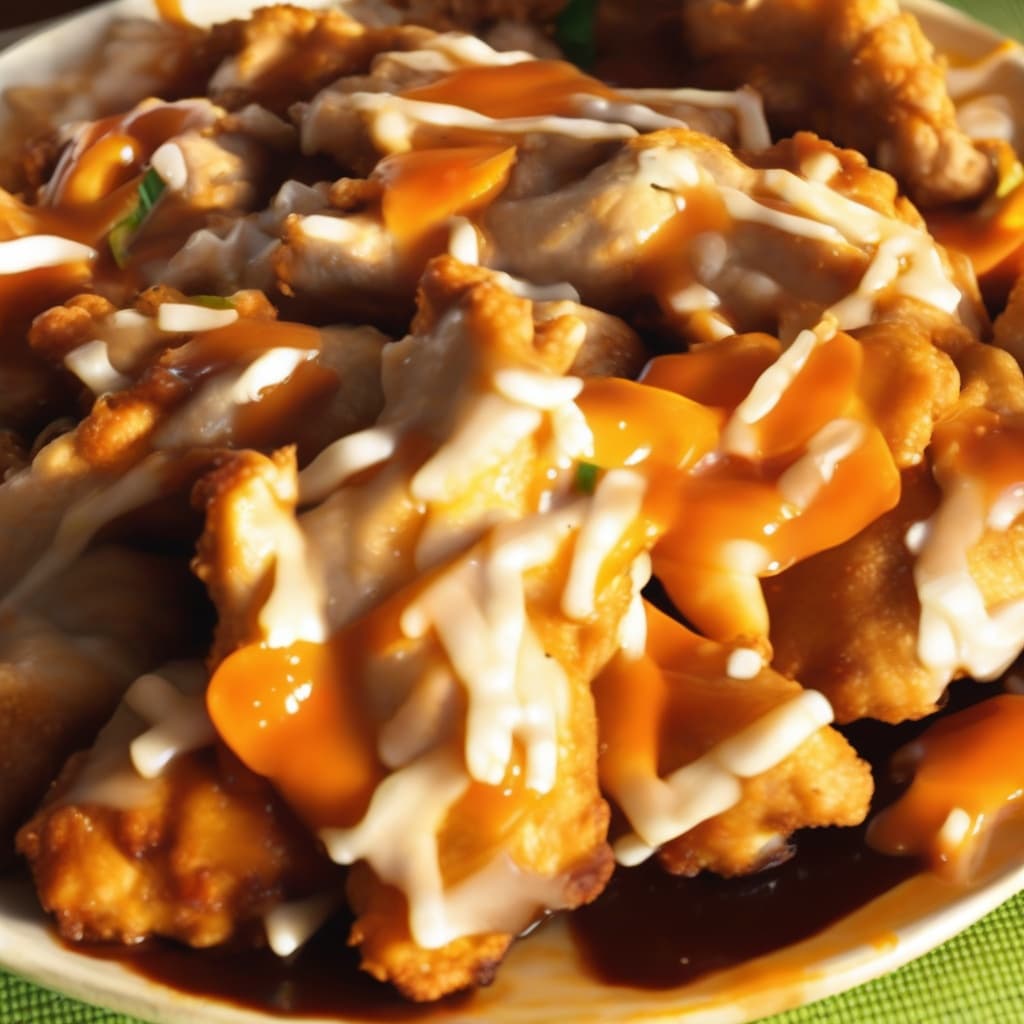 Crispy Chicken on Thai Sauce