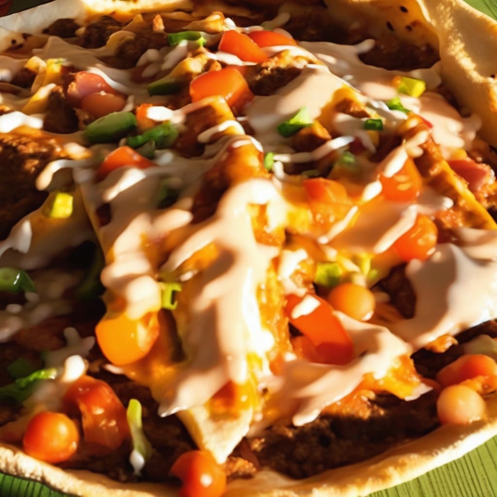 Beef Taco Pizza